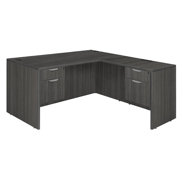 Regency Legacy L-Desks, 65 D X 29 H, 60 W X Wood, Ash Grey LLD6030AG - main